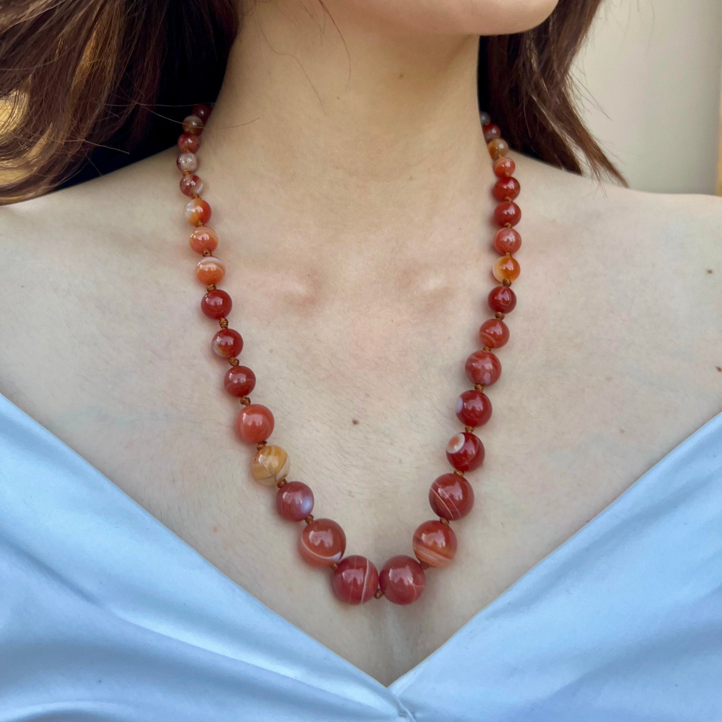 Natural Beads Mala Necklace - Rasa 4