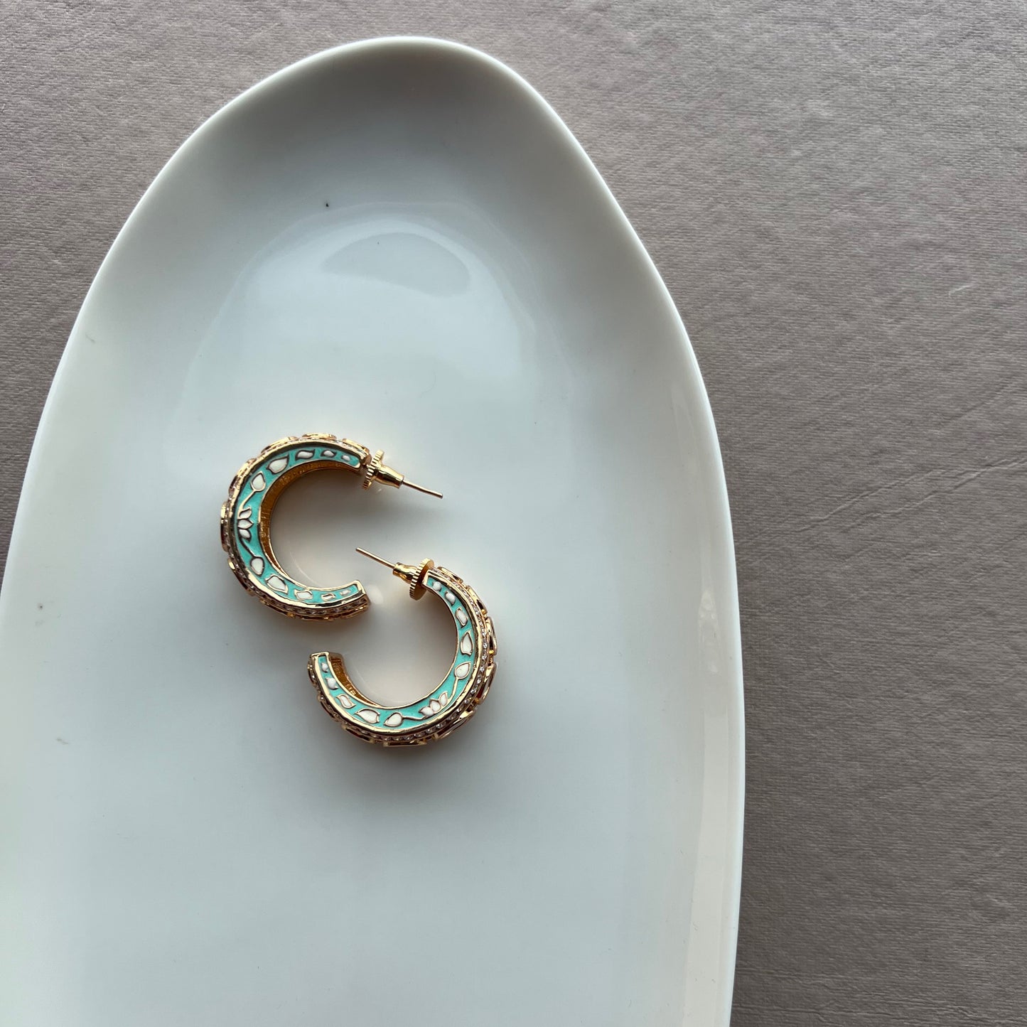 Sheesh Bali Earrings - Firoza