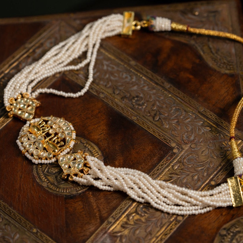 Ananta Gaja jadau necklace