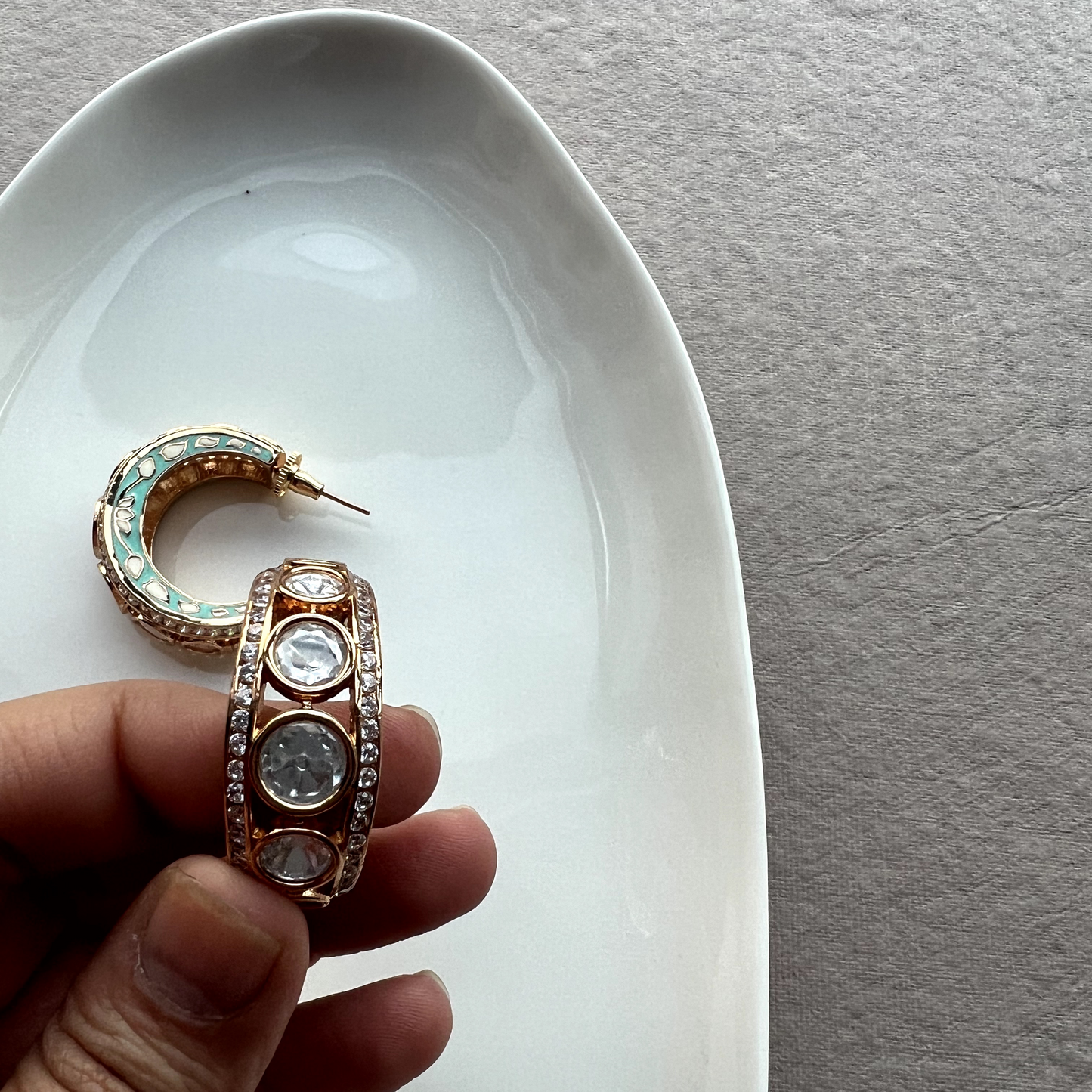 Sheesh Bali Earrings - Firoza