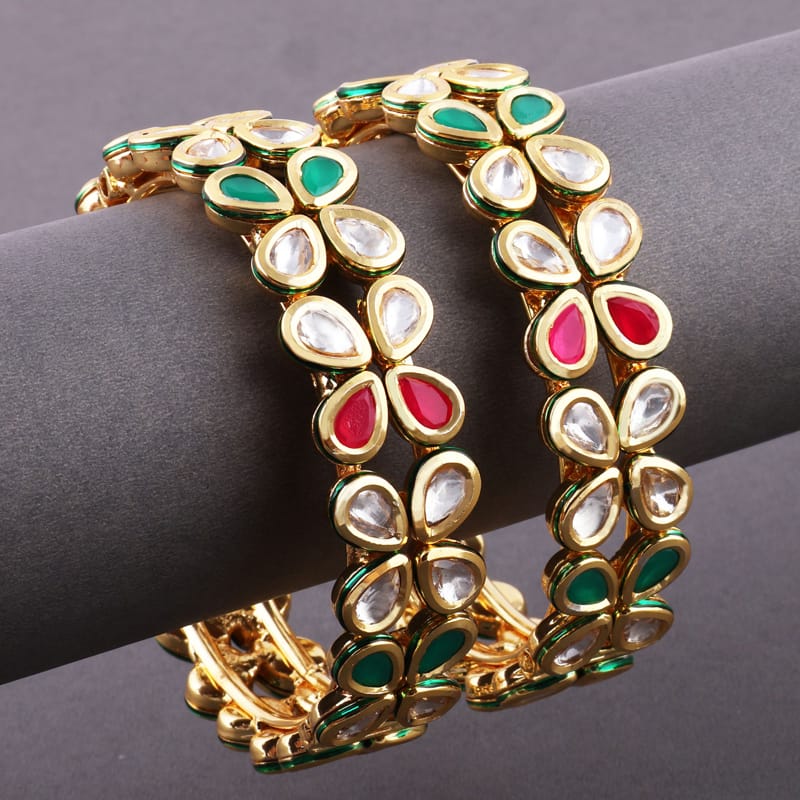 Dheera Kundan Bangles