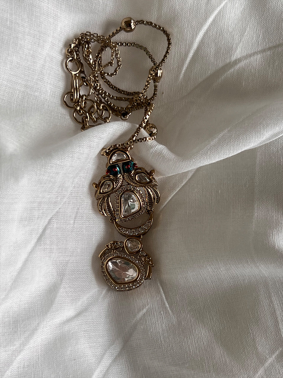 Peacock Polki Necklace