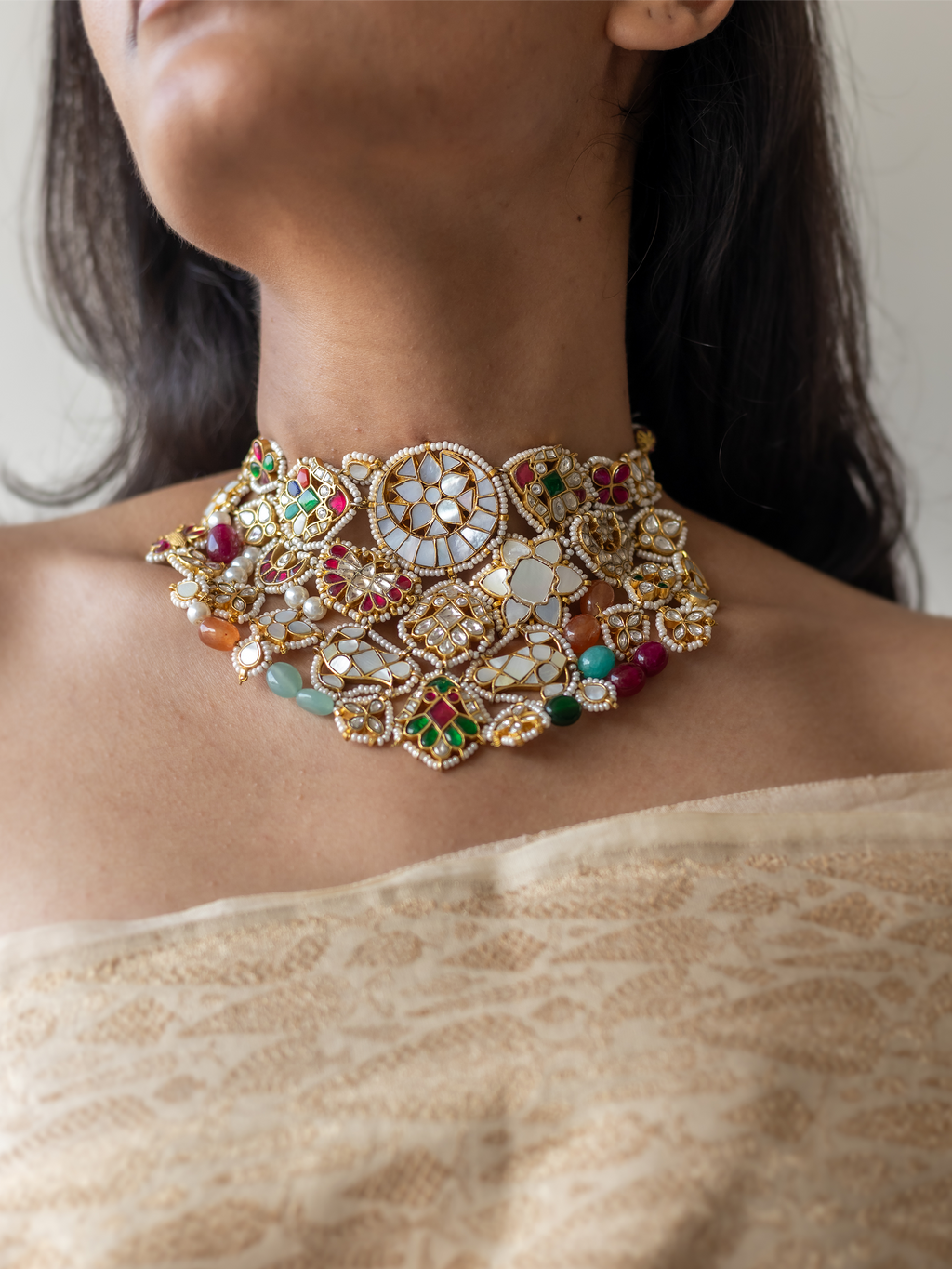 Shahzadi Multistone Necklace