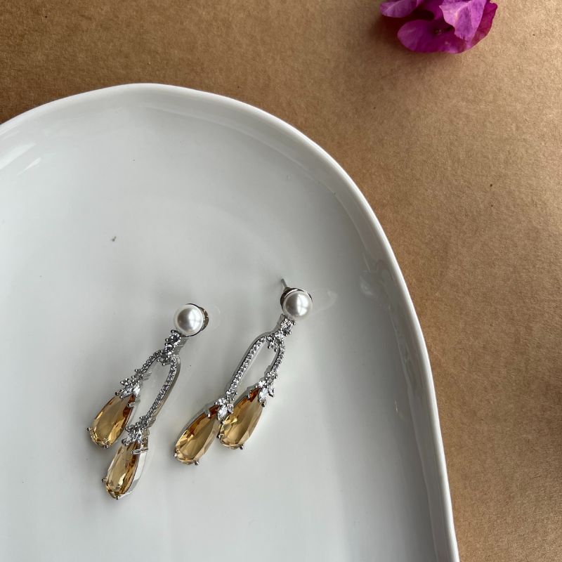 Sundowner Citrine Earrings