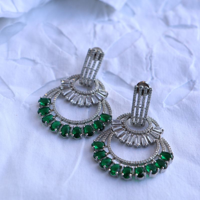 Elise Emerald Earrings