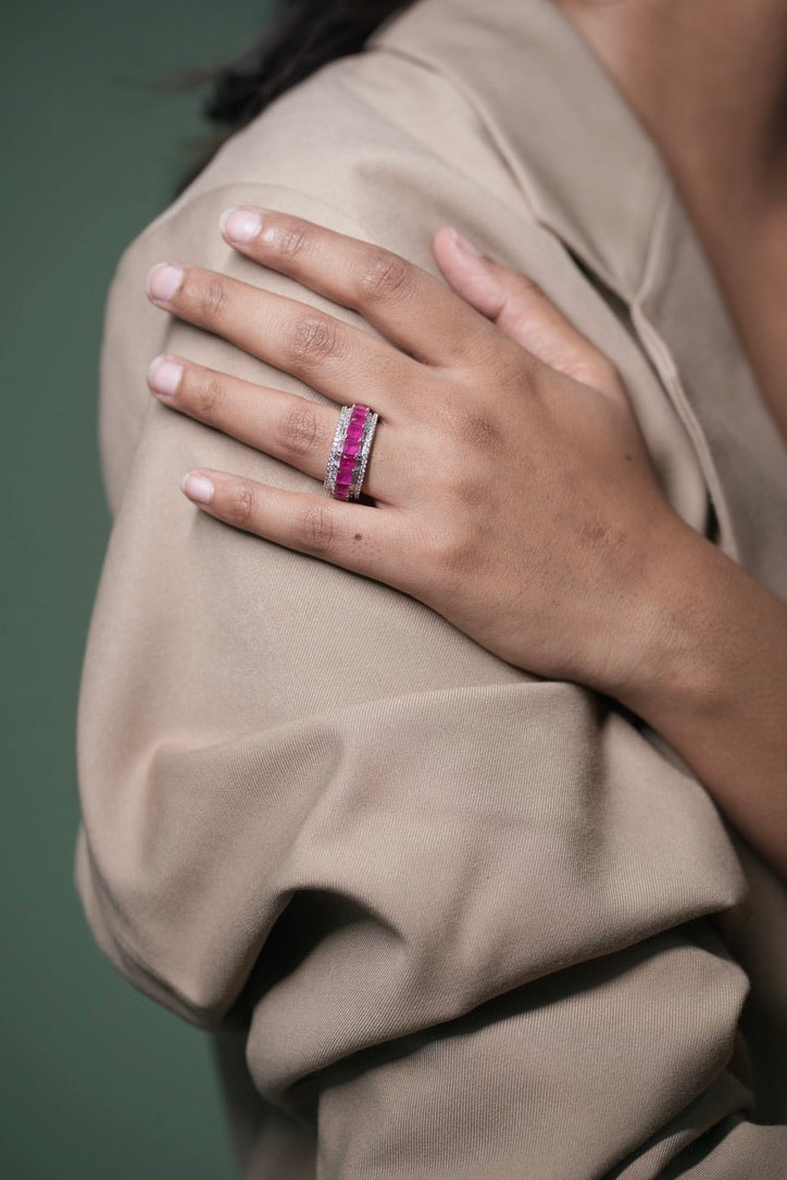 Classic Ruby Eternity Band