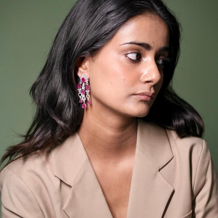 Tenerife Ruby Earrings