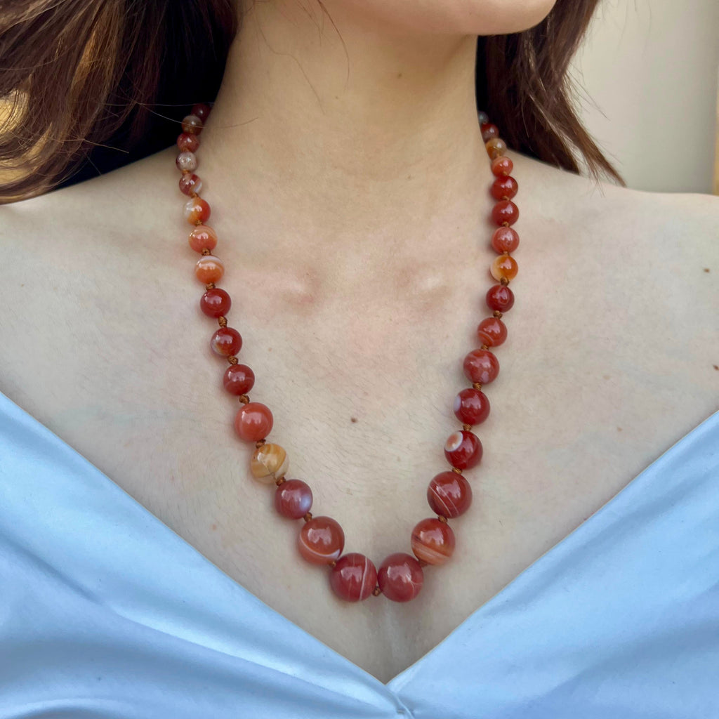 Natural Beads Mala Necklace - Rasa 4