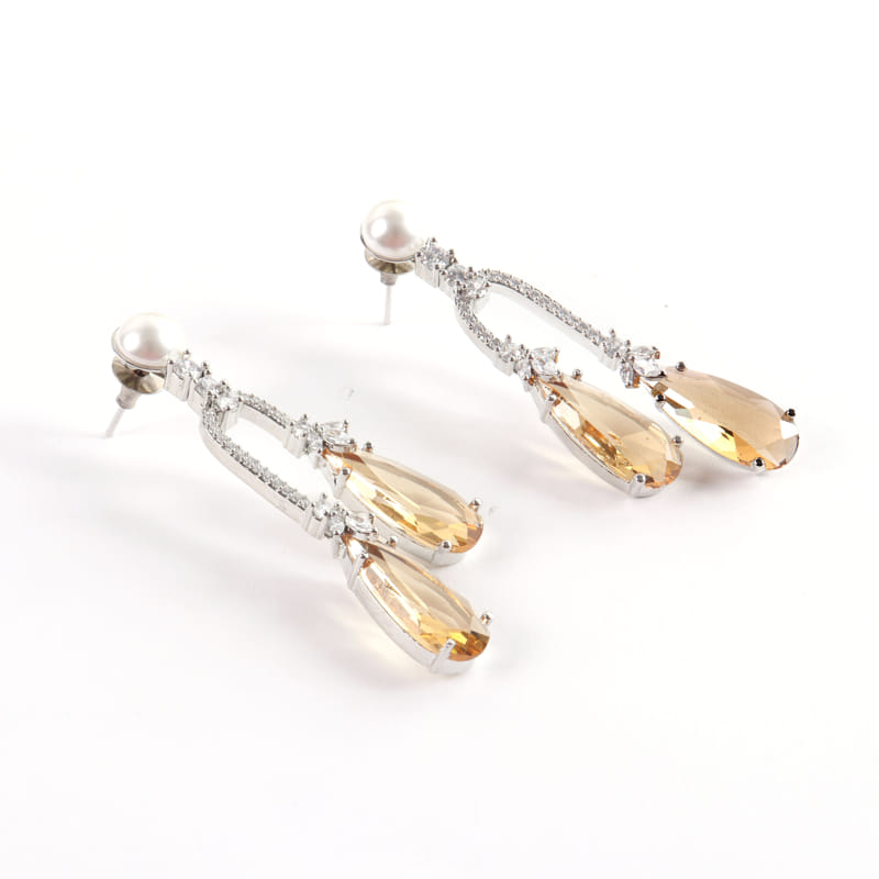 Sundowner Citrine Earrings