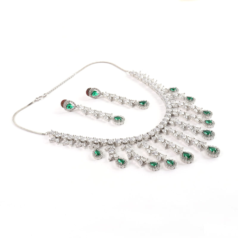 Amaira Green Necklace Set