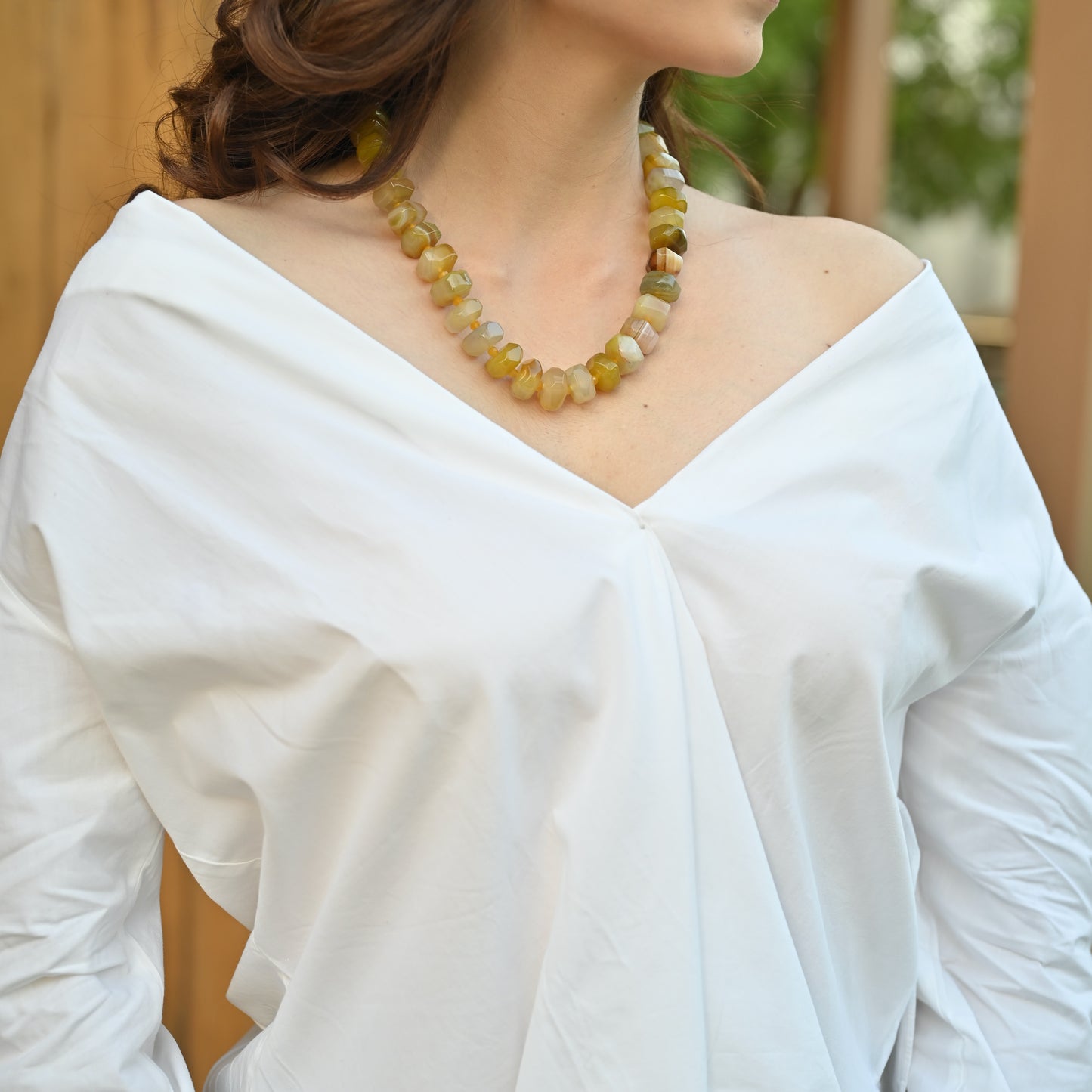 Natural Beads Mala Necklace - Rasa 3