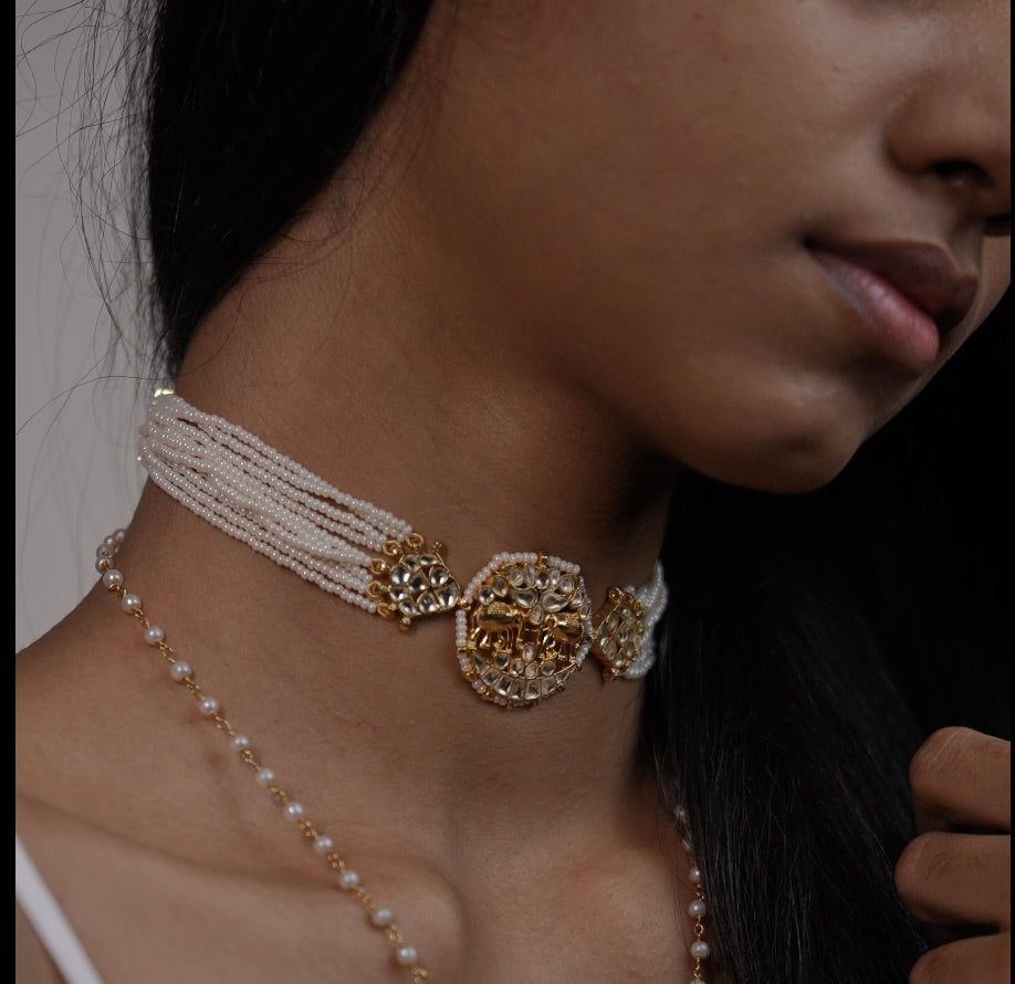 Ananta Gaja jadau necklace