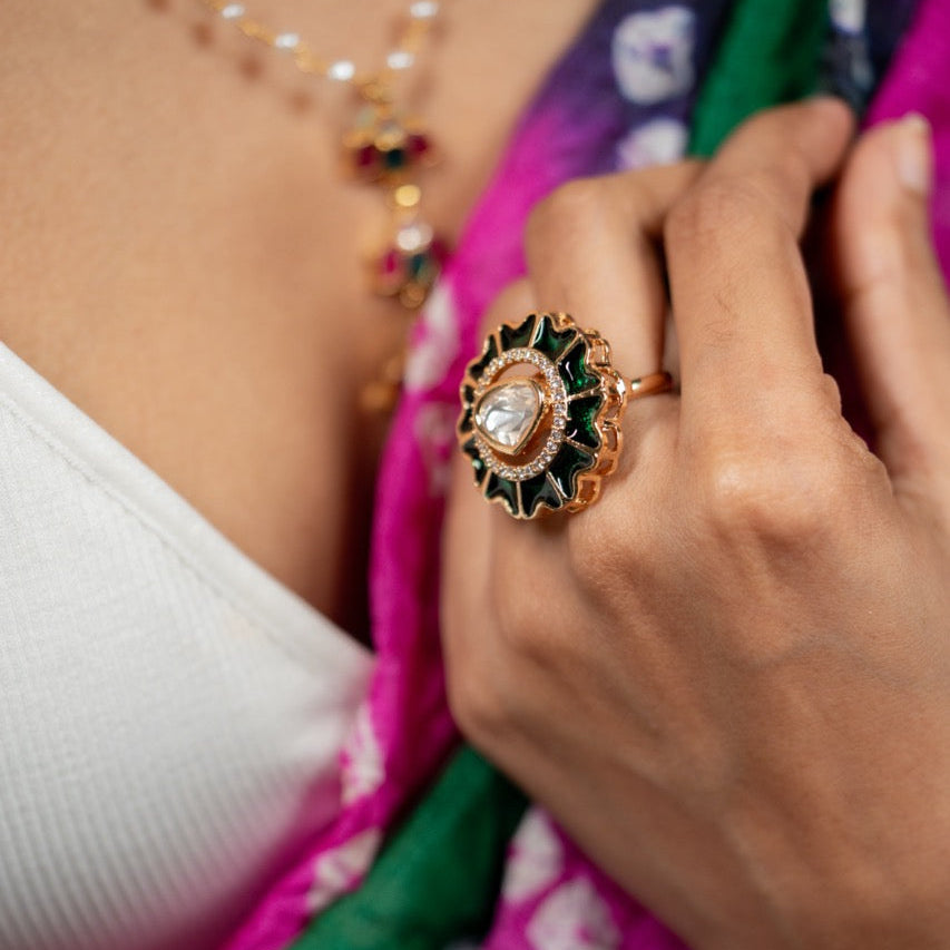 Jyoti Polki Ring
