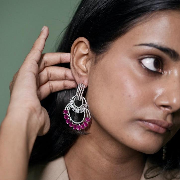 Elise Ruby Earrings