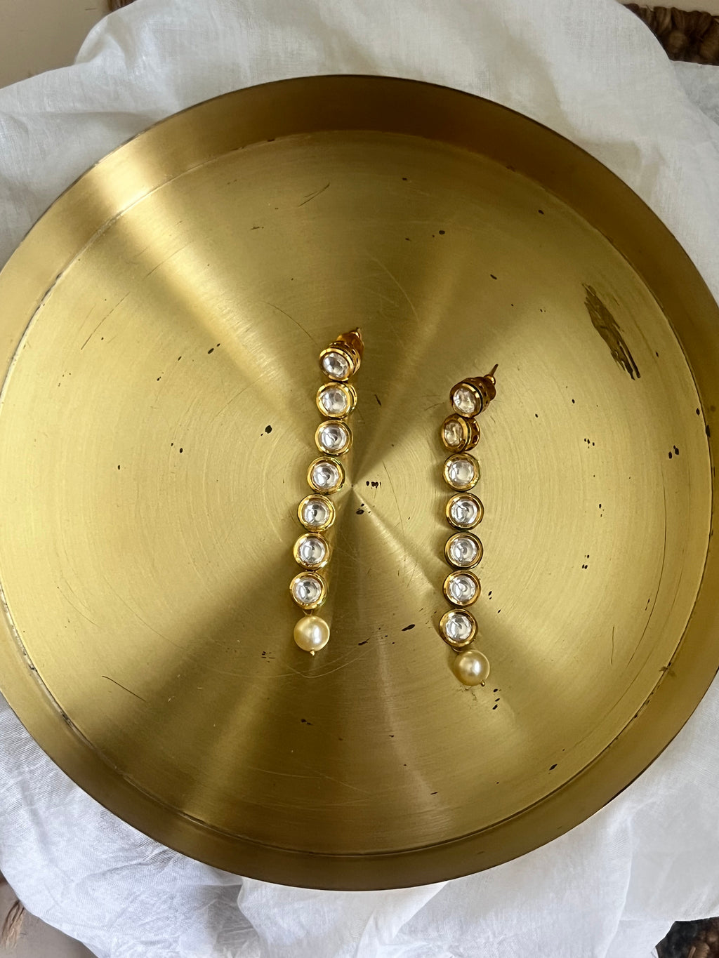 Suhana Polki Kundan Dangle Earrings