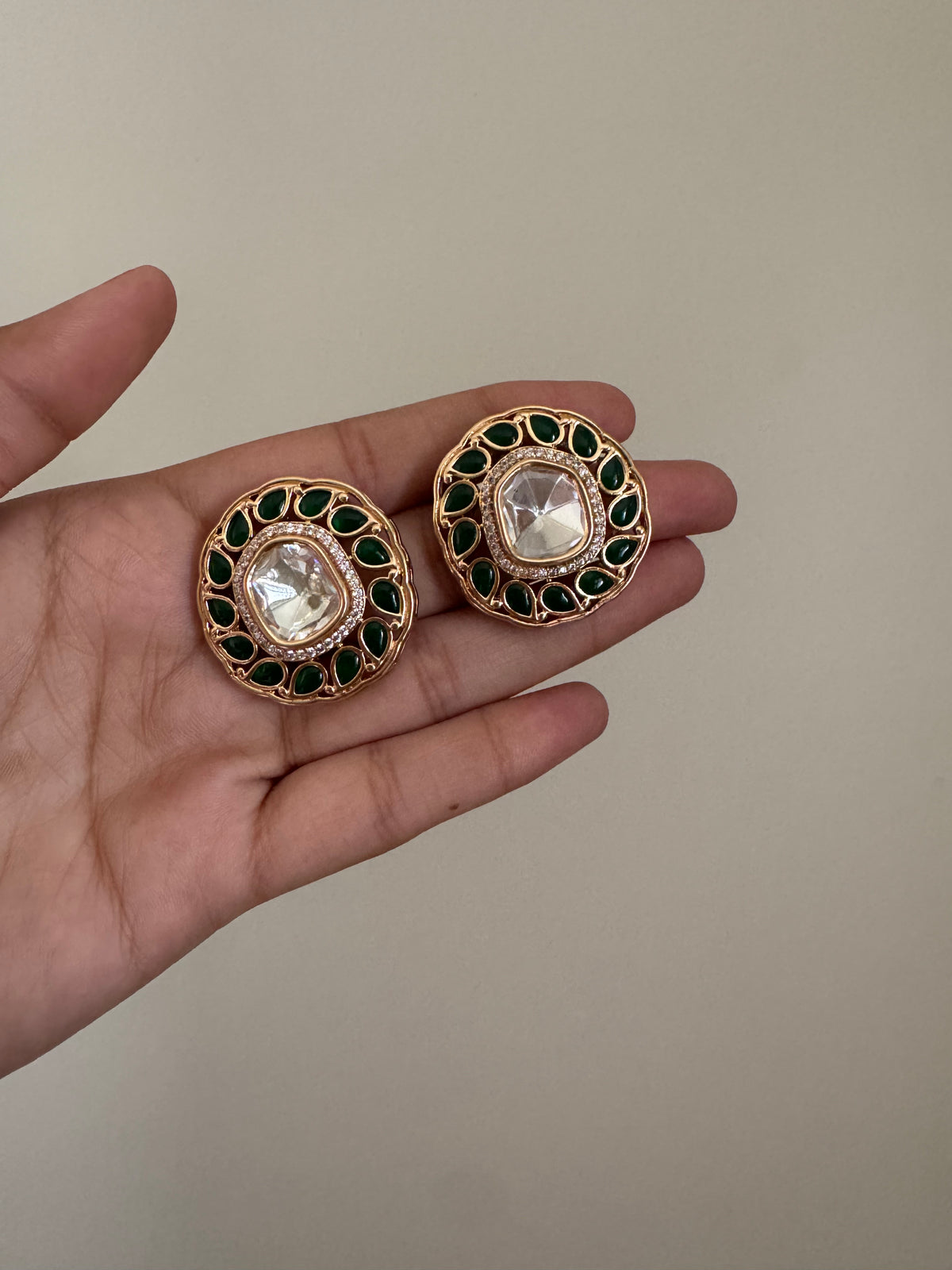 Zoya Polki Kundan Studs