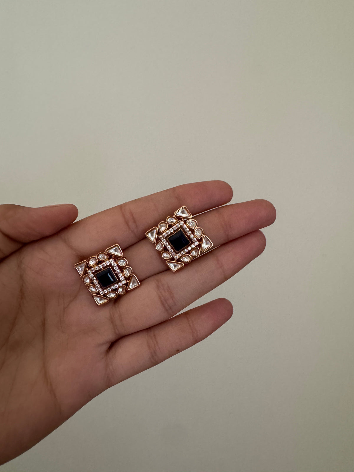 Neel Kundan Stud Earrings