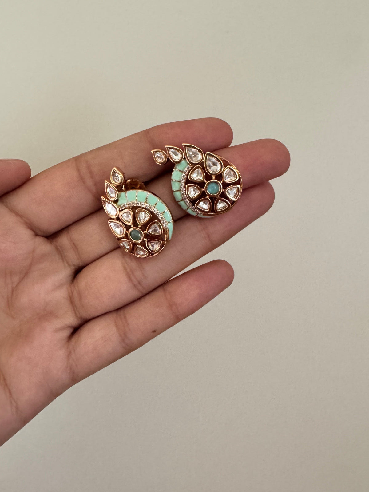 Rang Kundan Earrings