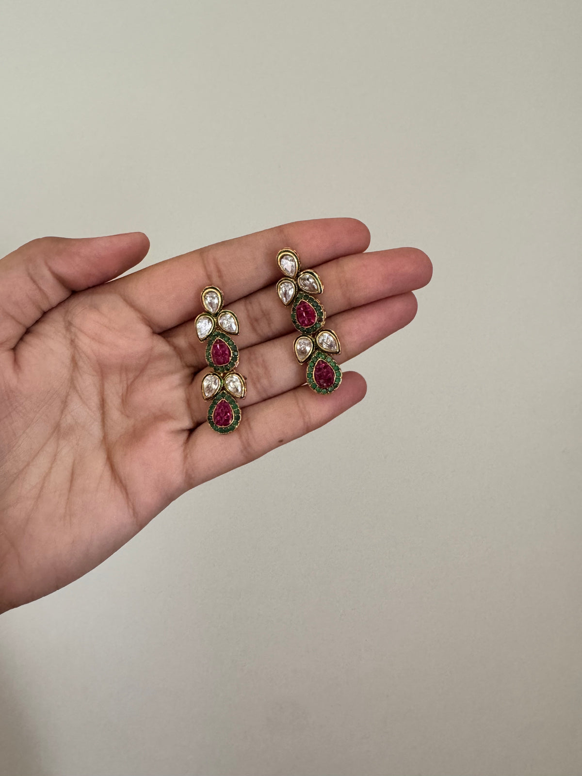 Naina Polki Jadau Kundan Earrings