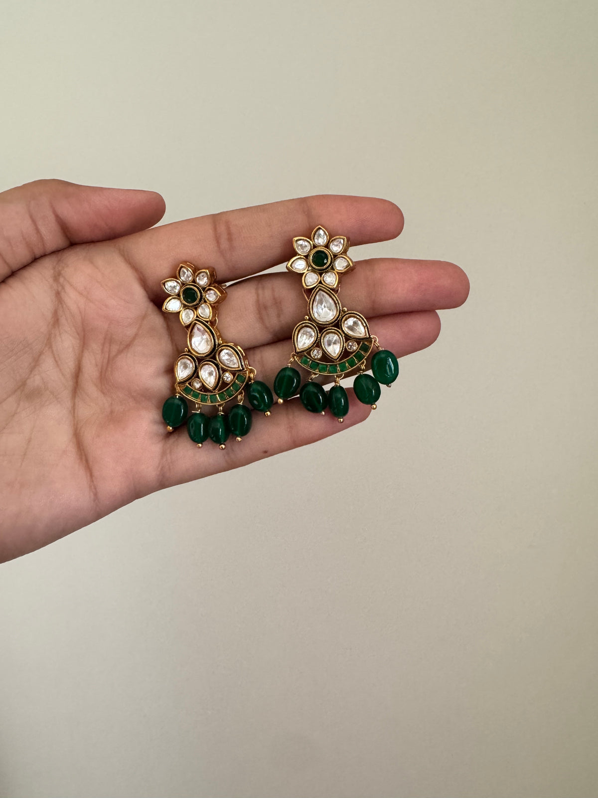 Roshni Polki Kundan Earrings