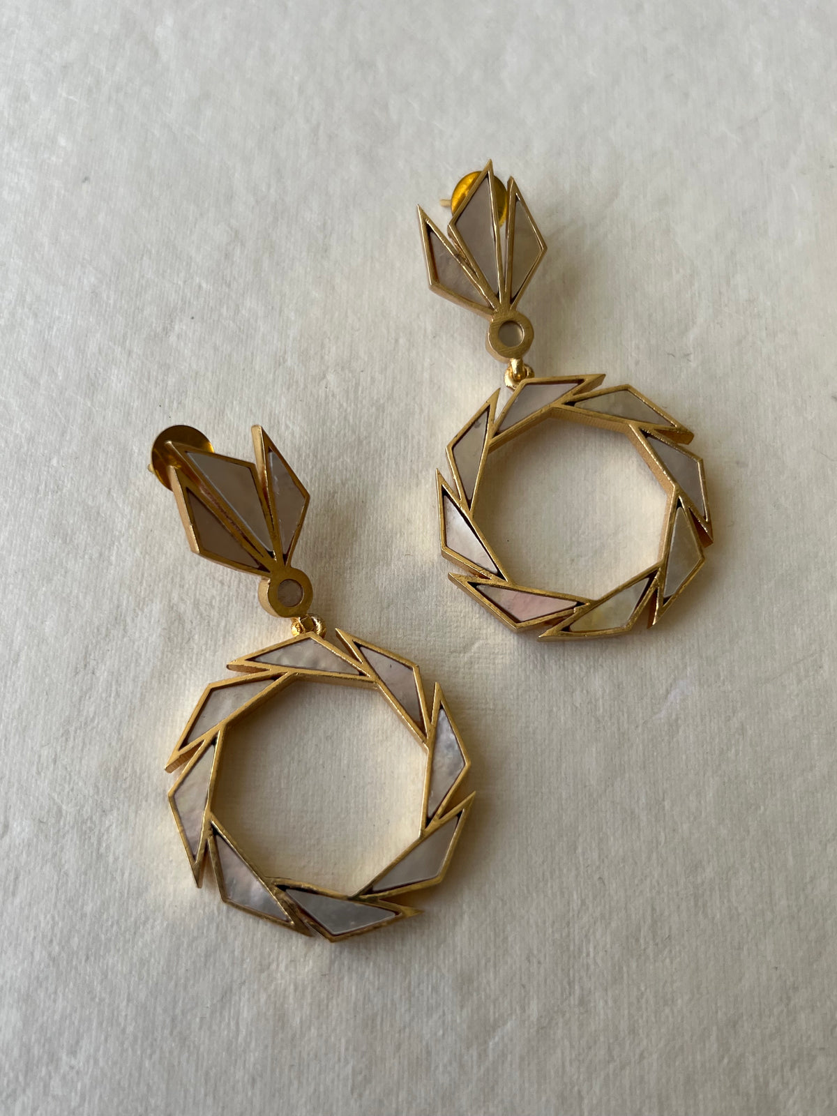 Cream Amora Earrings
