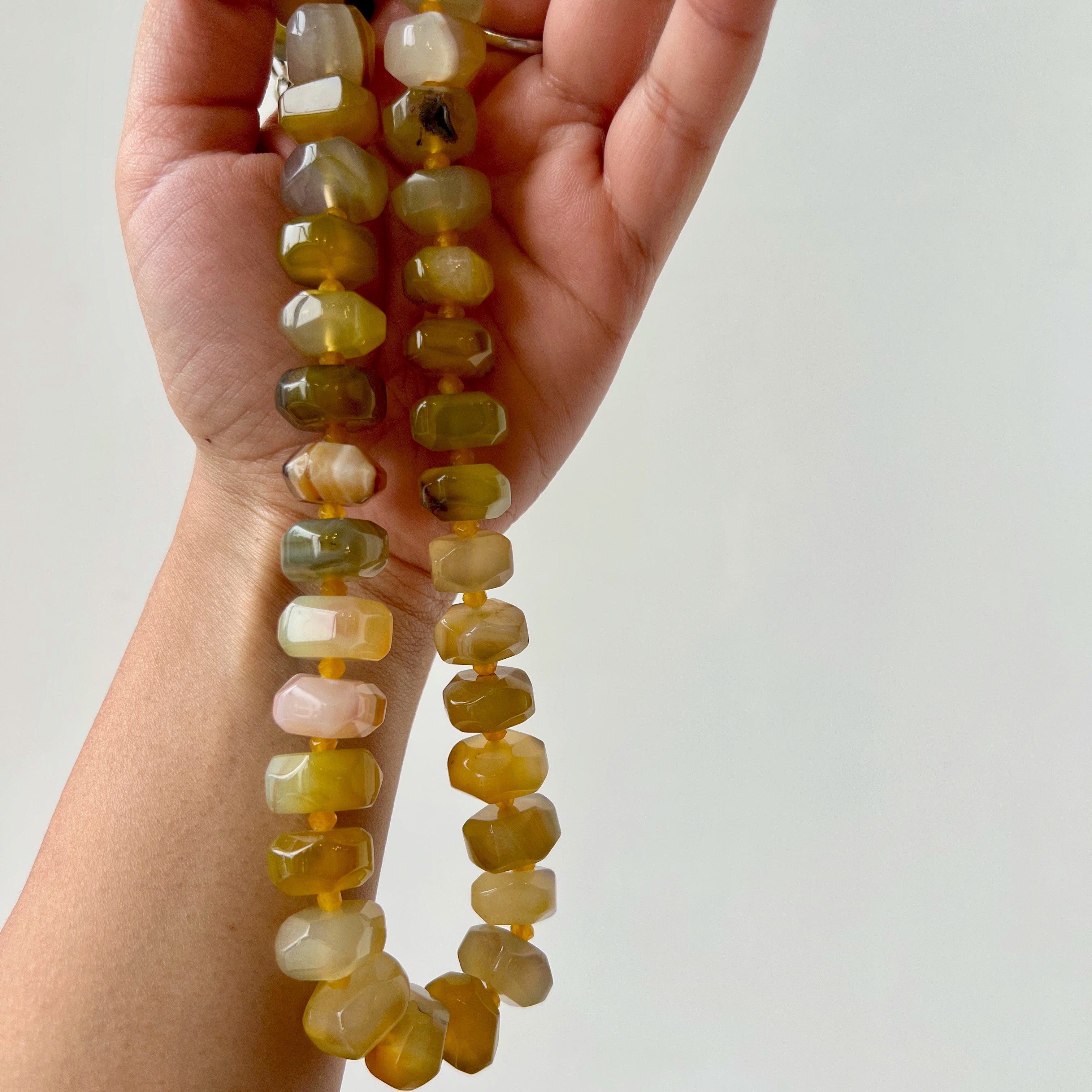 Natural Beads Mala Necklace - Rasa 3