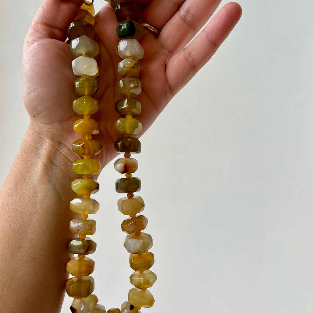 Natural Beads Mala Necklace - Rasa 3