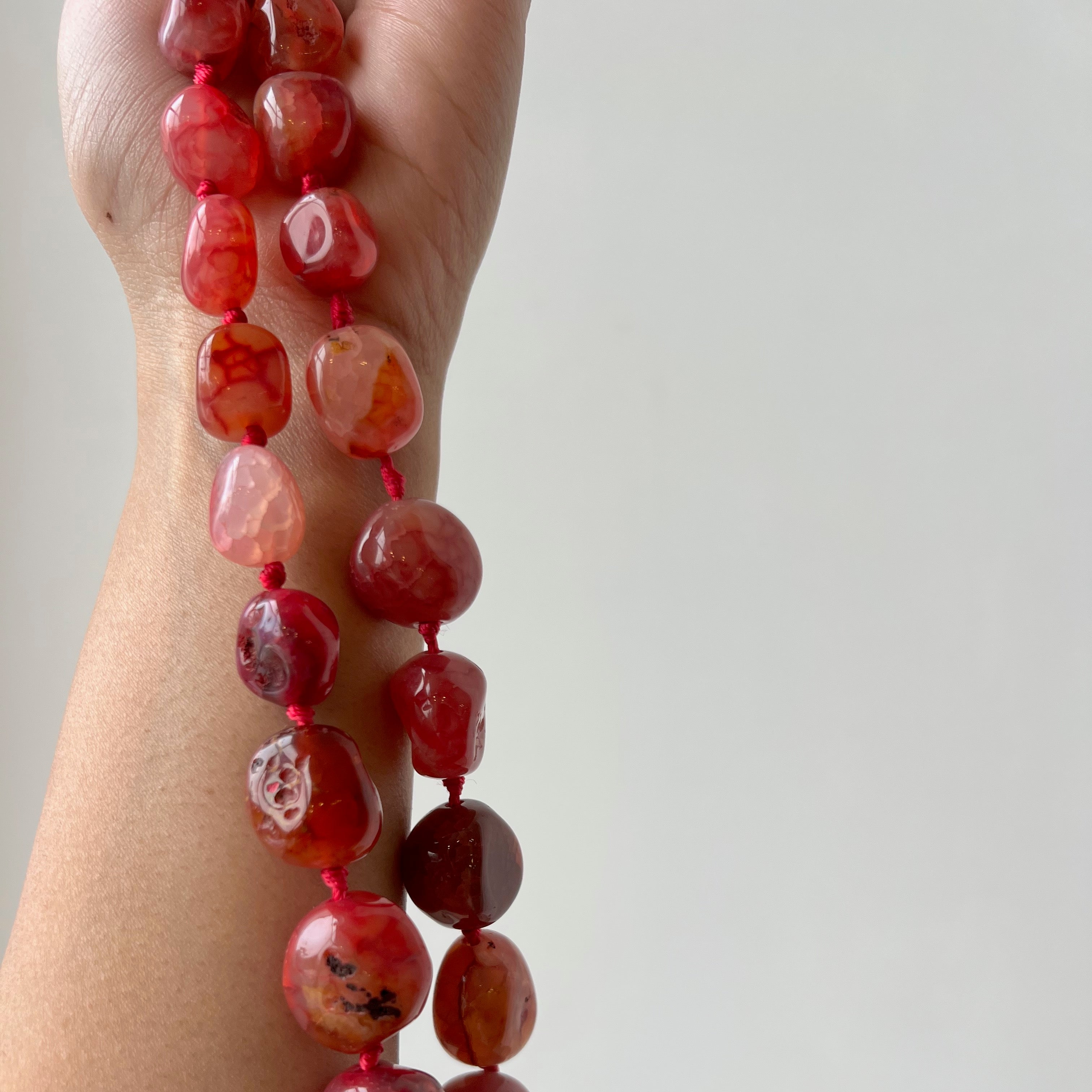 Natural Beads Mala Necklace - Rasa 2