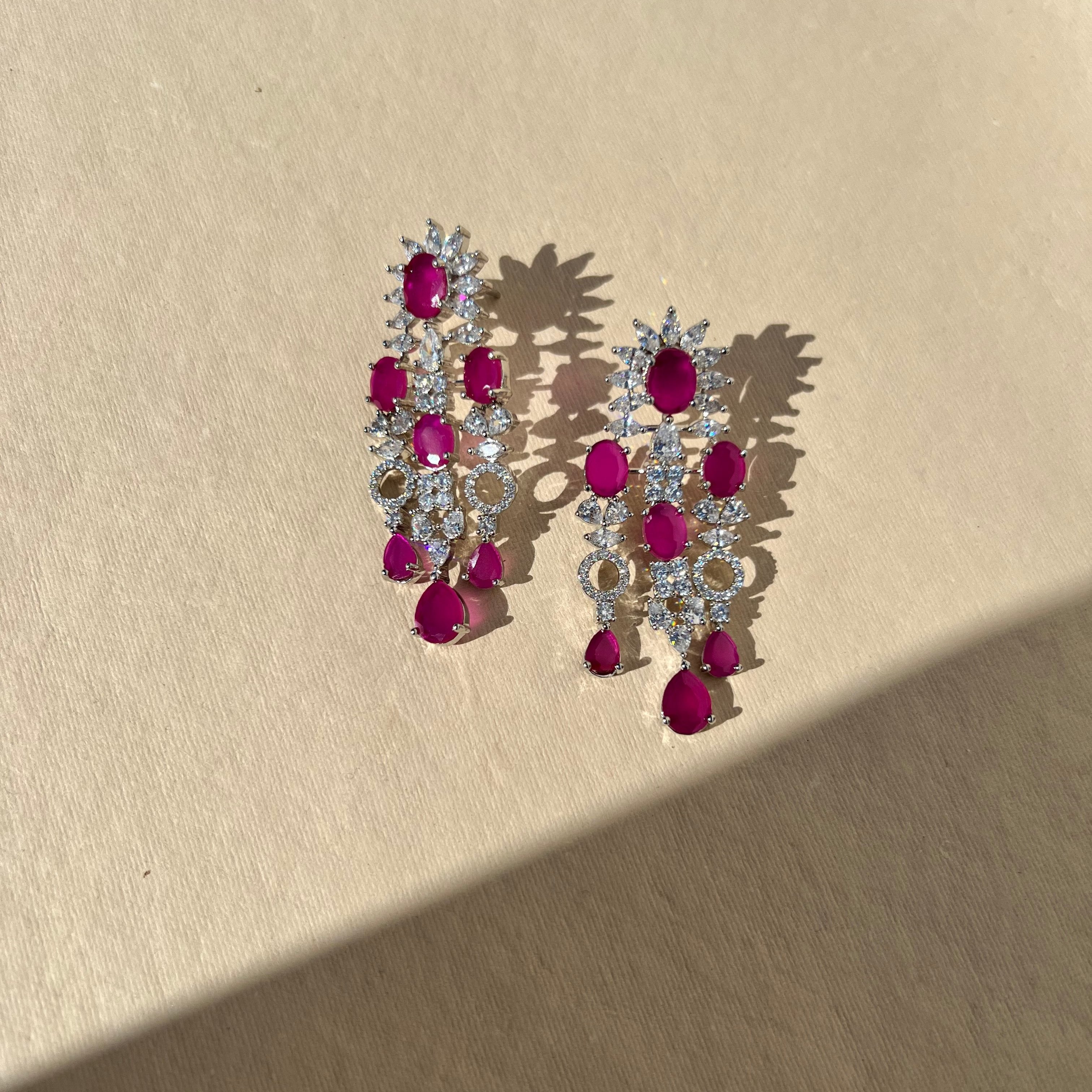 Tenerife Ruby Earrings