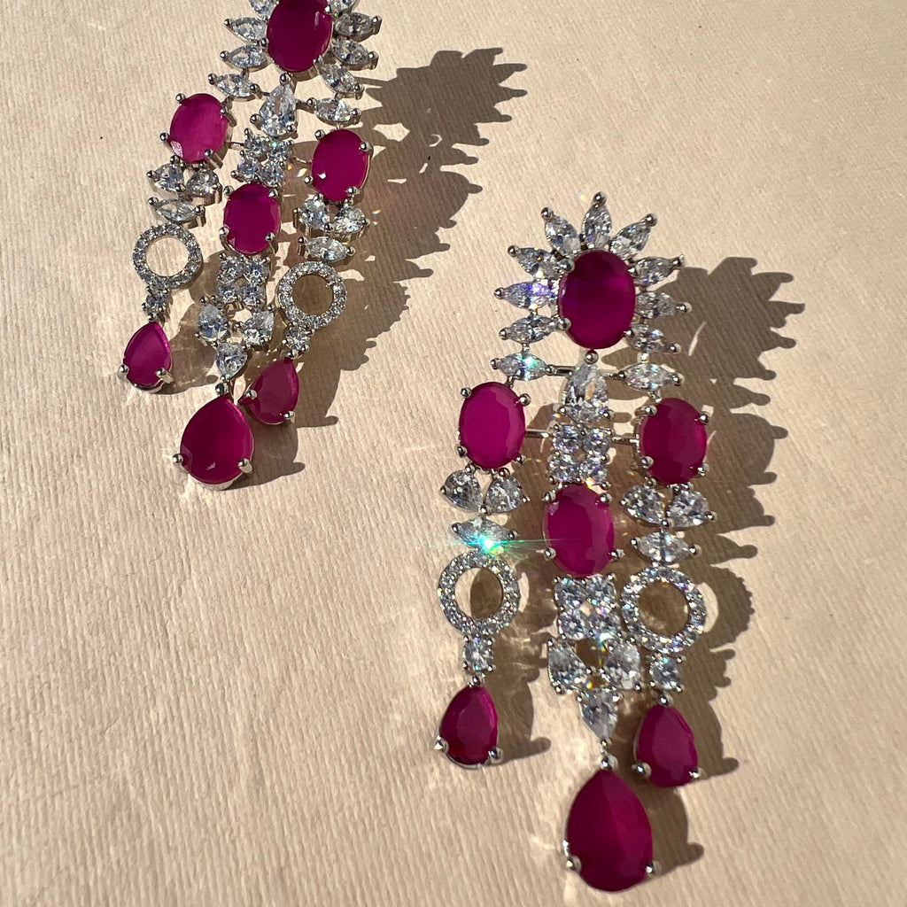 Tenerife Ruby Earrings