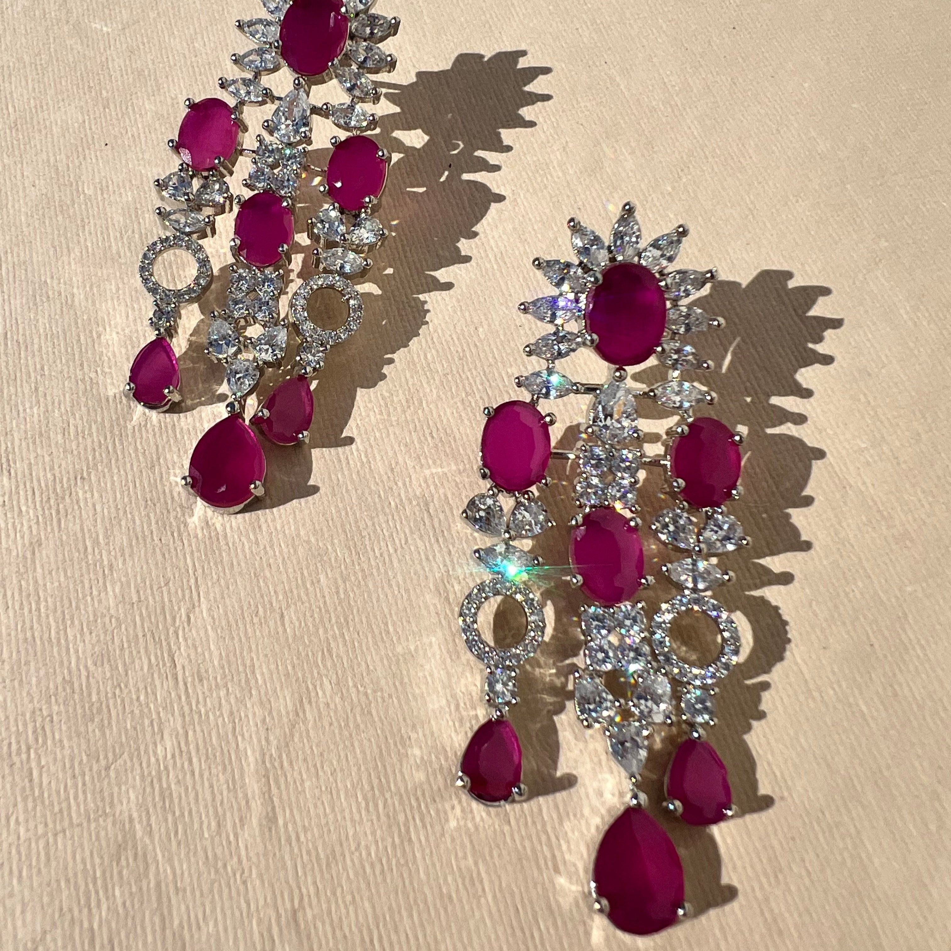 Tenerife Ruby Earrings