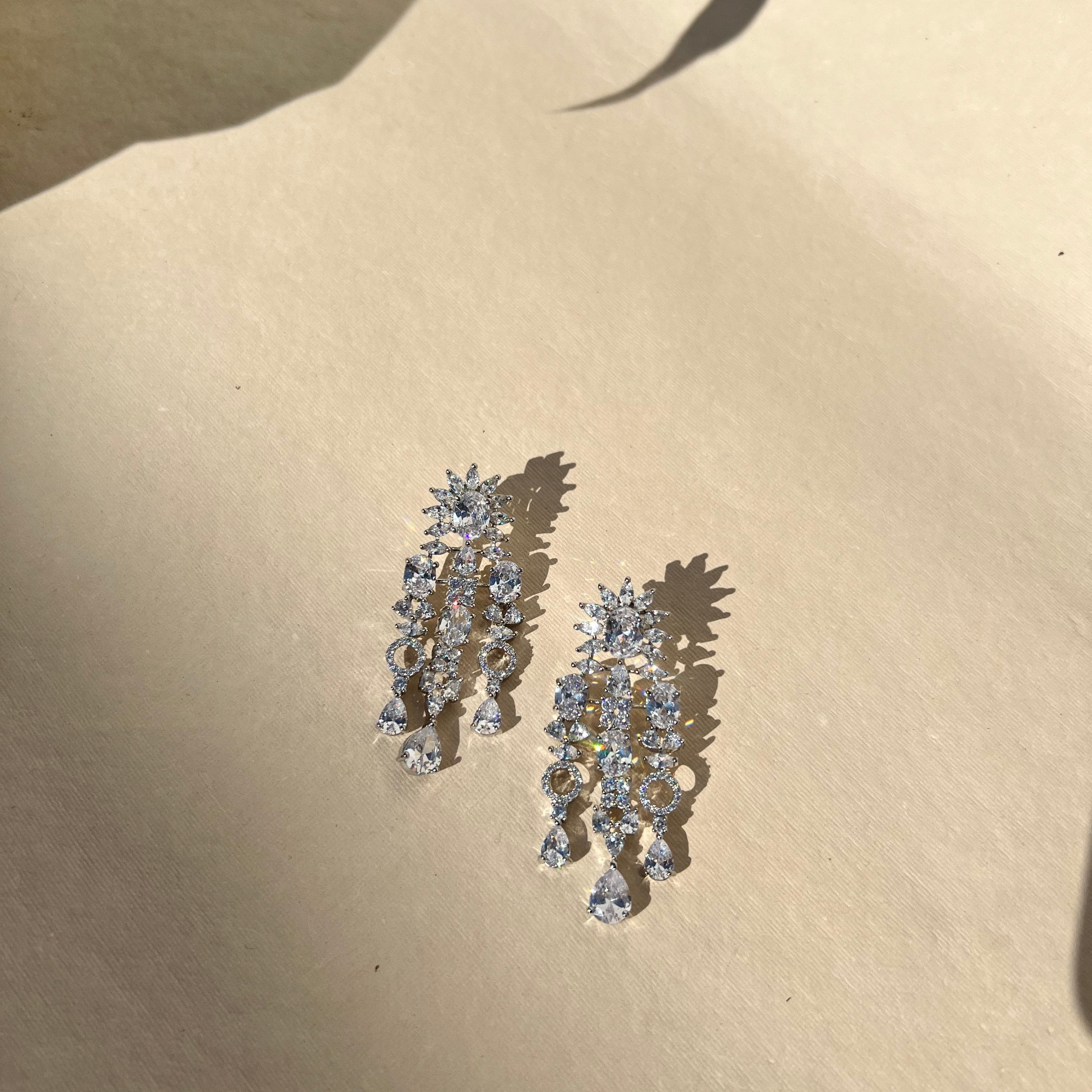 Tenerife Earrings White