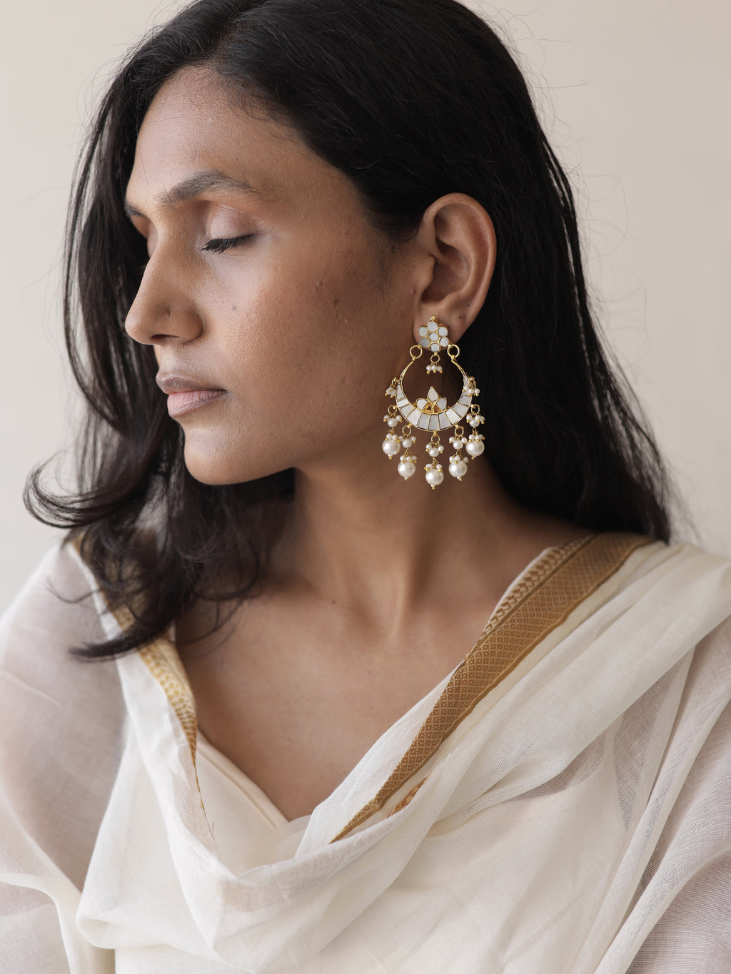 Zaisha MOP earrings