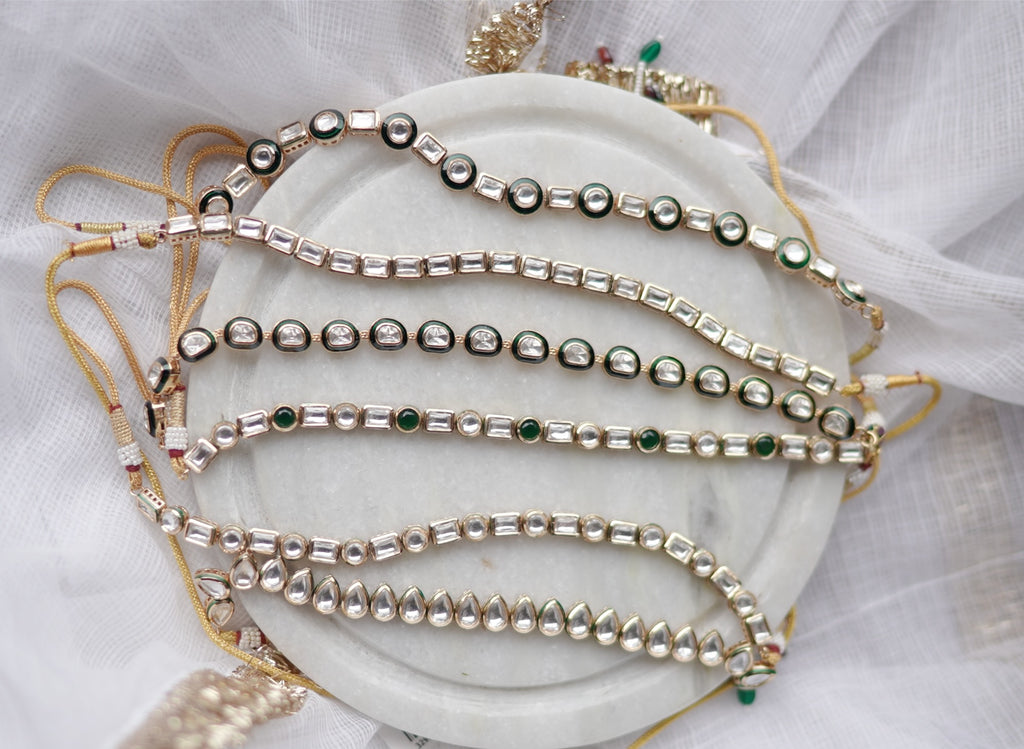 Layla single line Kundan Necklace