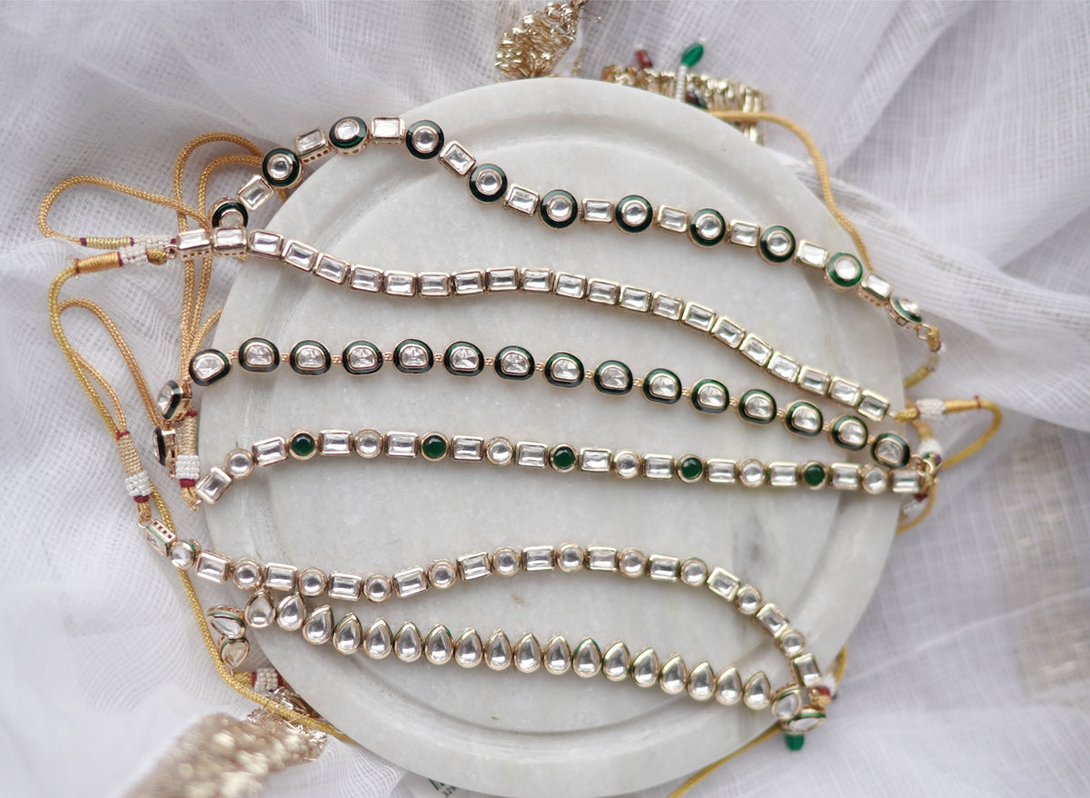 Layla single line Kundan Necklace