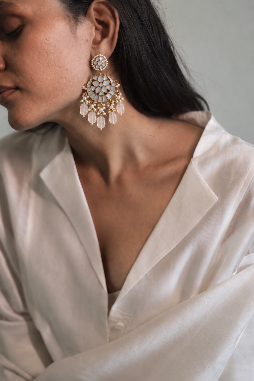 Esha MOP Earrings
