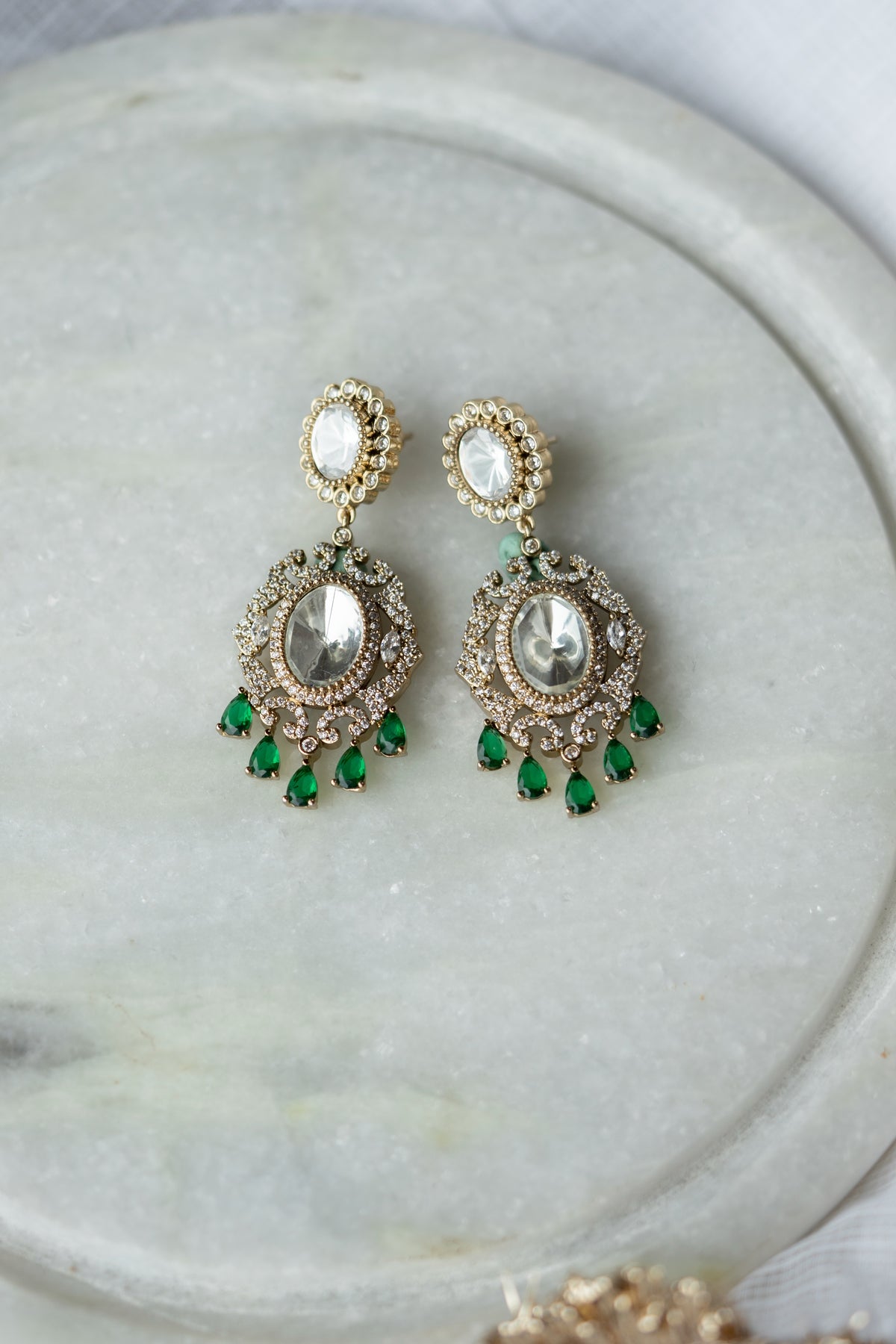 Farrah Kundan Earrings