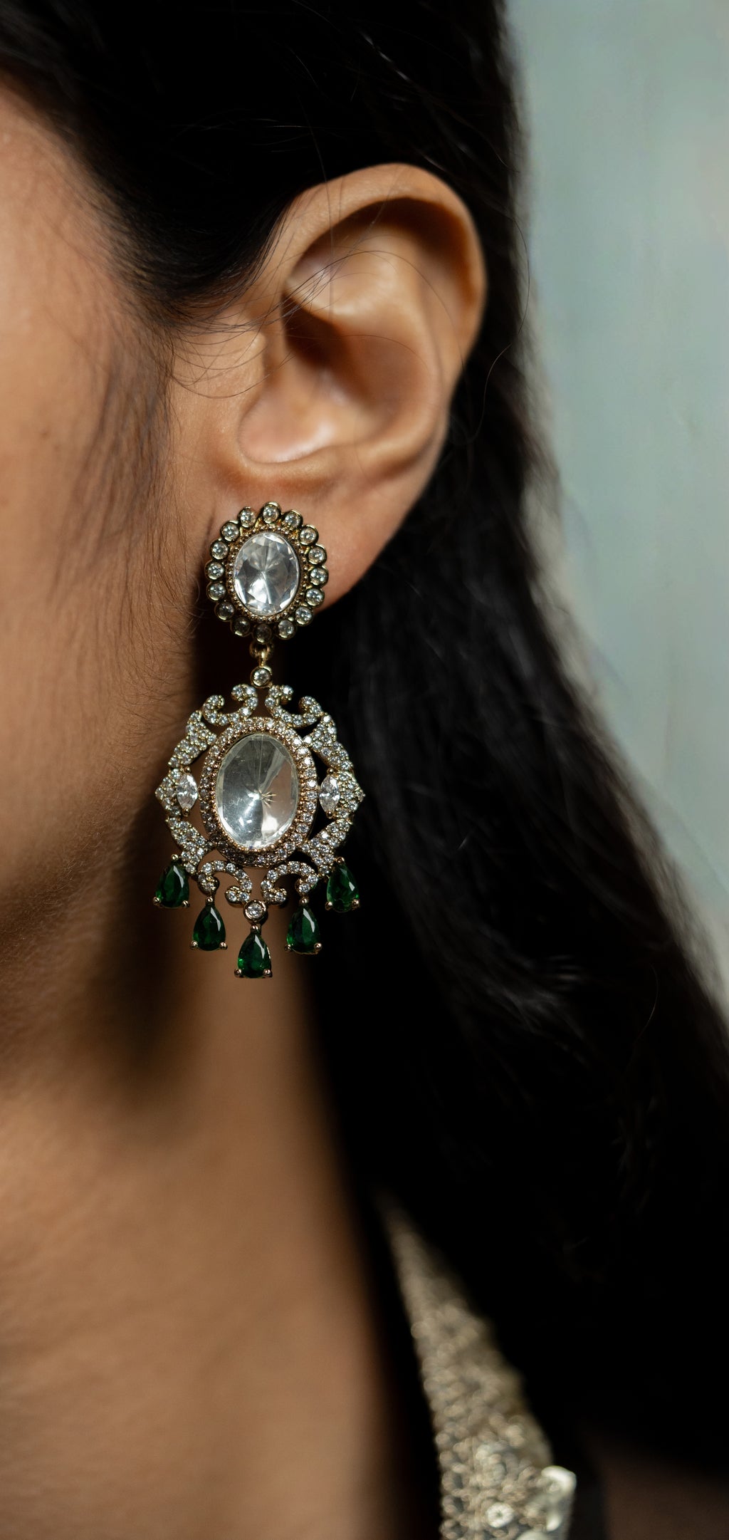 Farrah Kundan Earrings