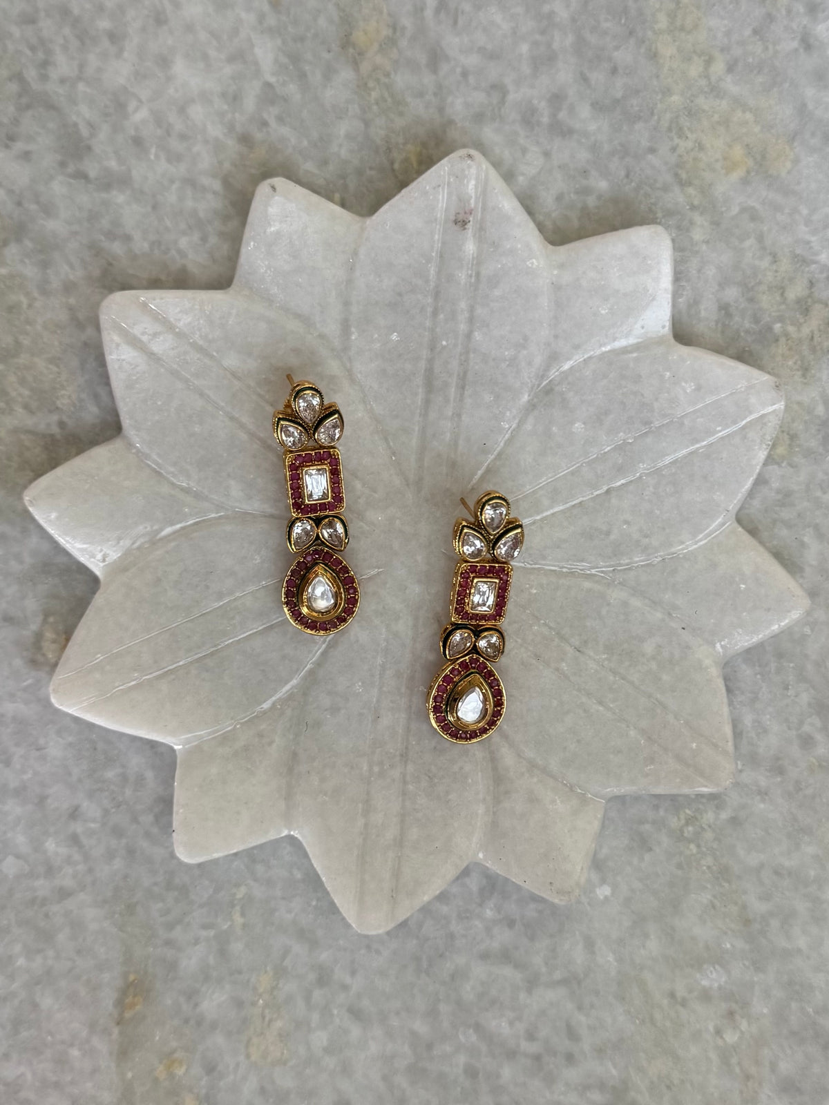Dhara Kundan Earrings