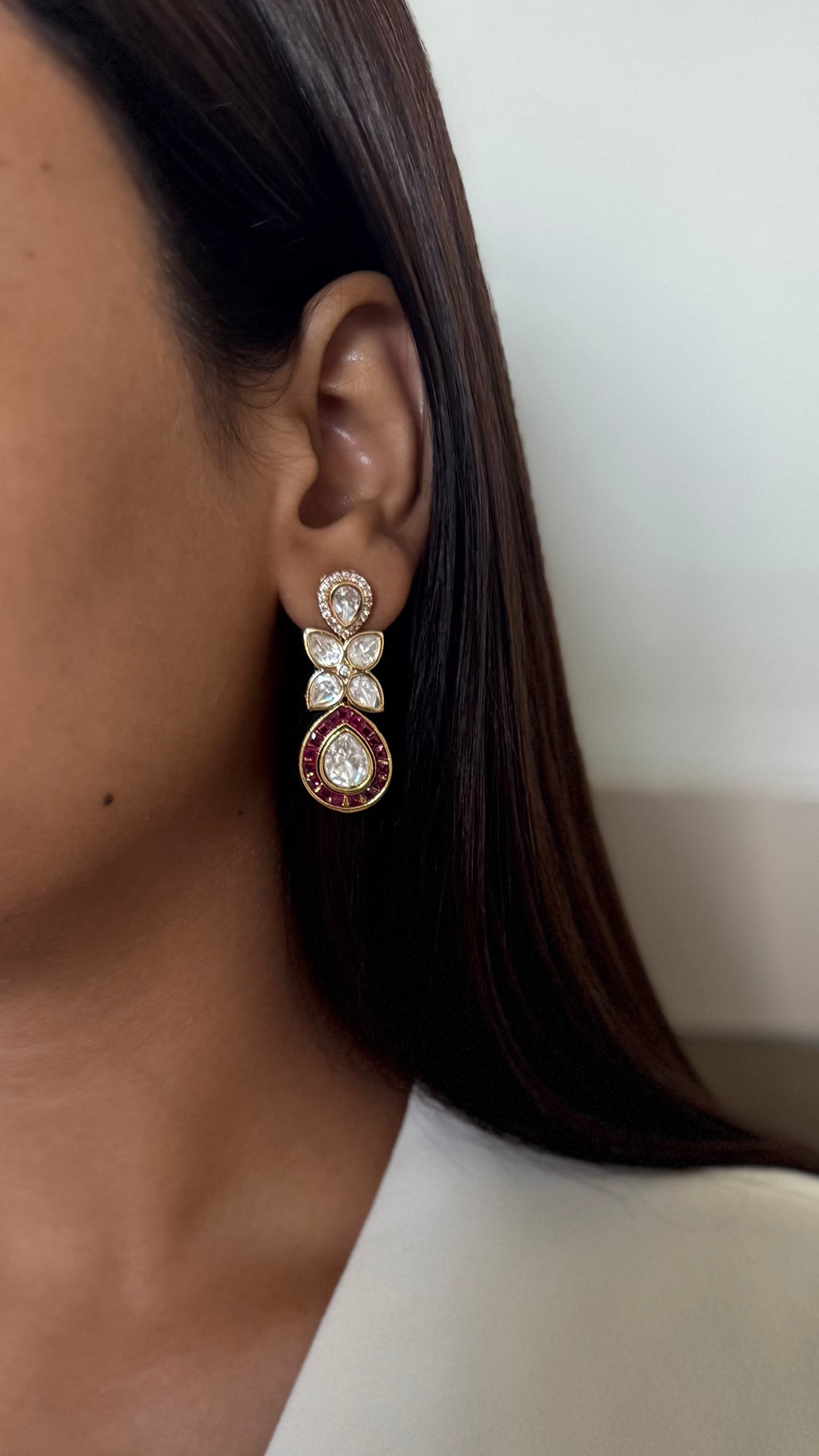 Ruhani Kundan Earrings