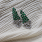 Tangled Emerald Earrings