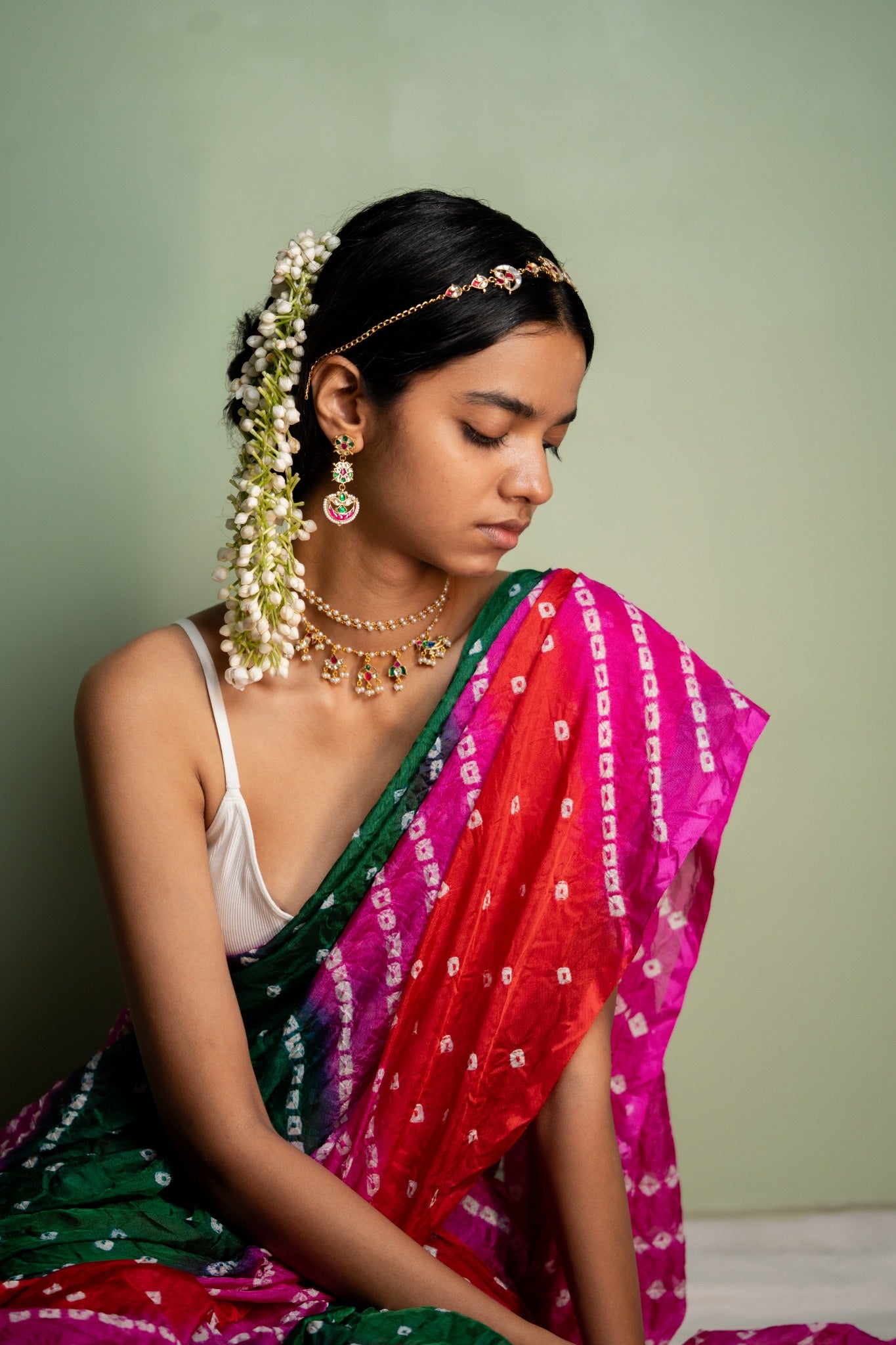 Rangeen Jadau Earrings