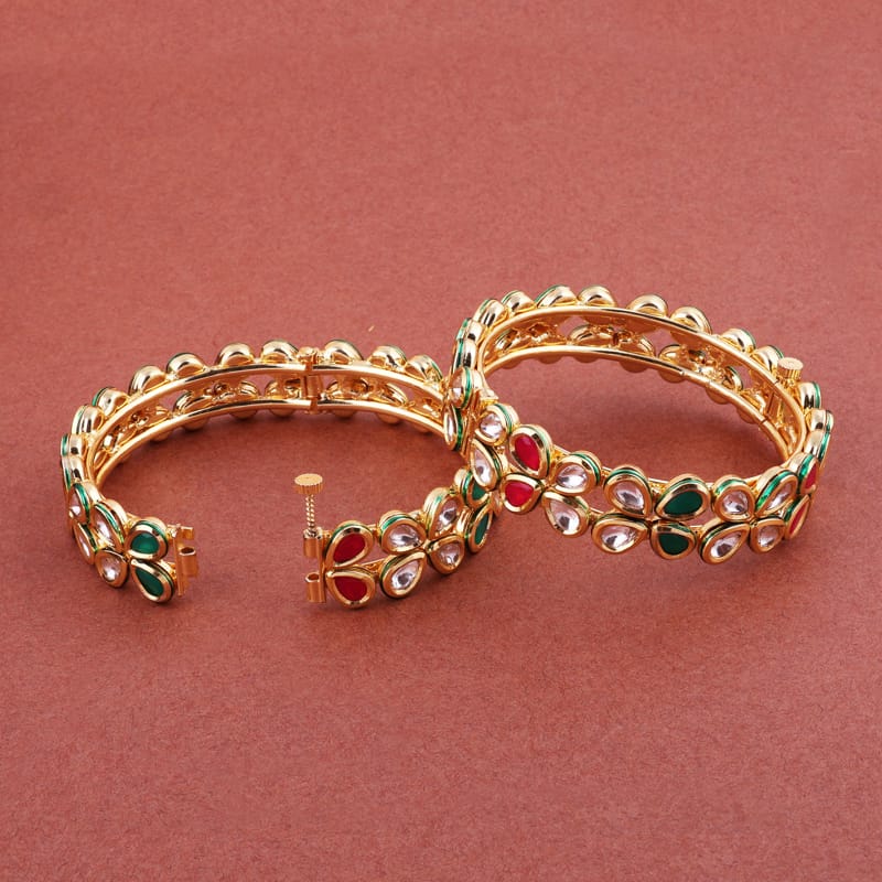 Dheera Kundan Bangles