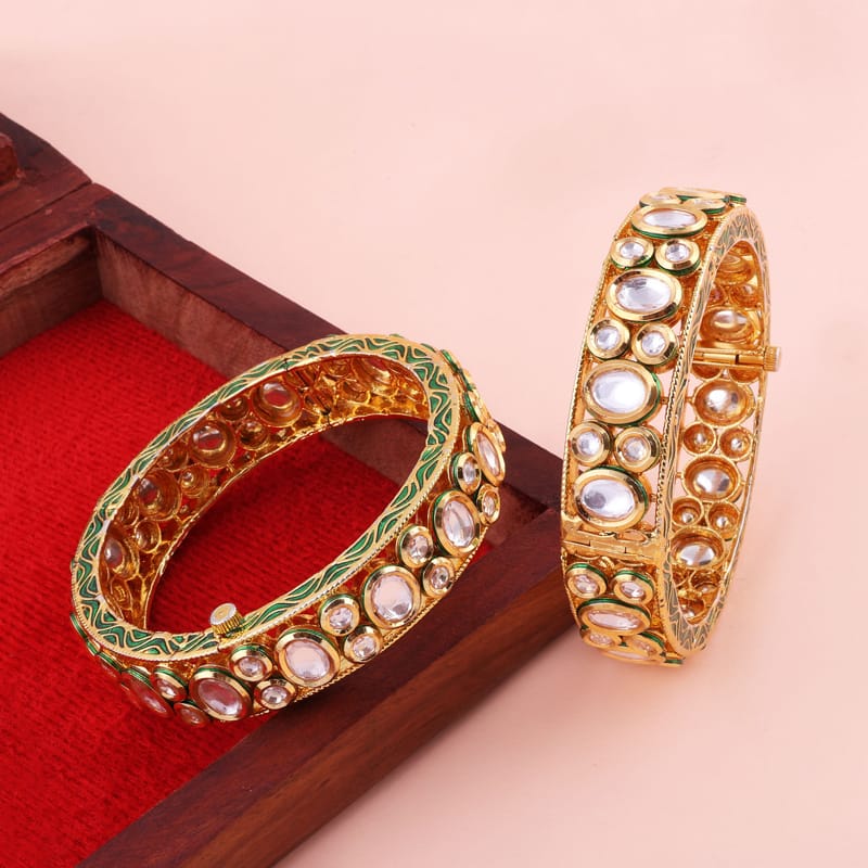 Abhinaya Kundan Bangles