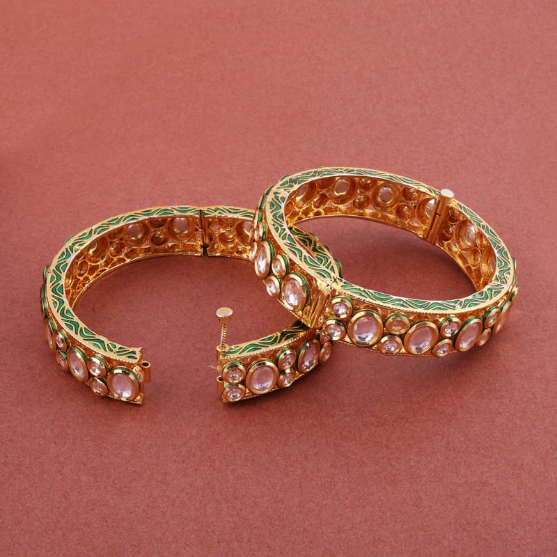 Abhinaya Kundan Bangles