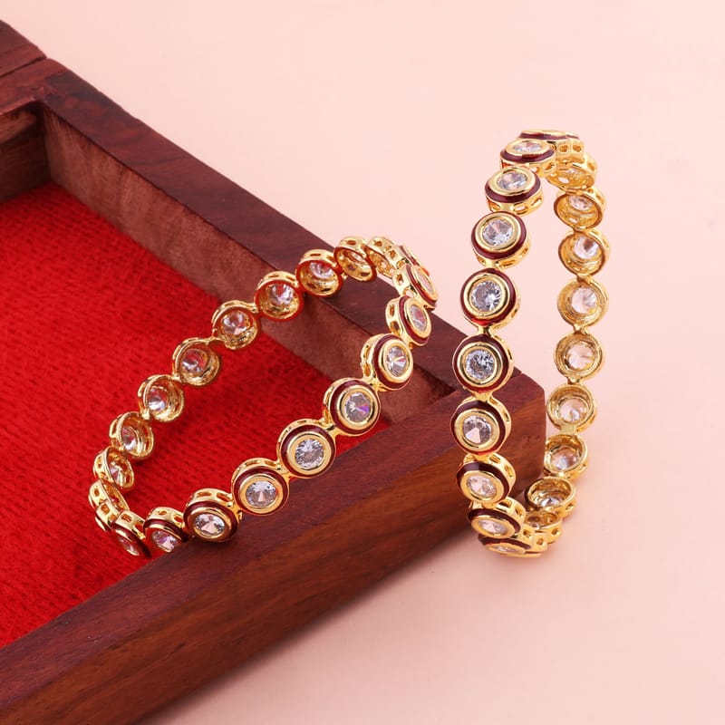 Anisha Kundan Bangles