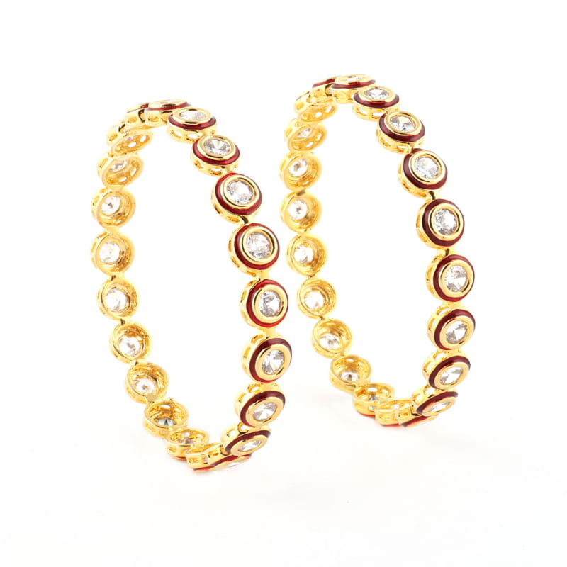 Anisha Kundan Bangles