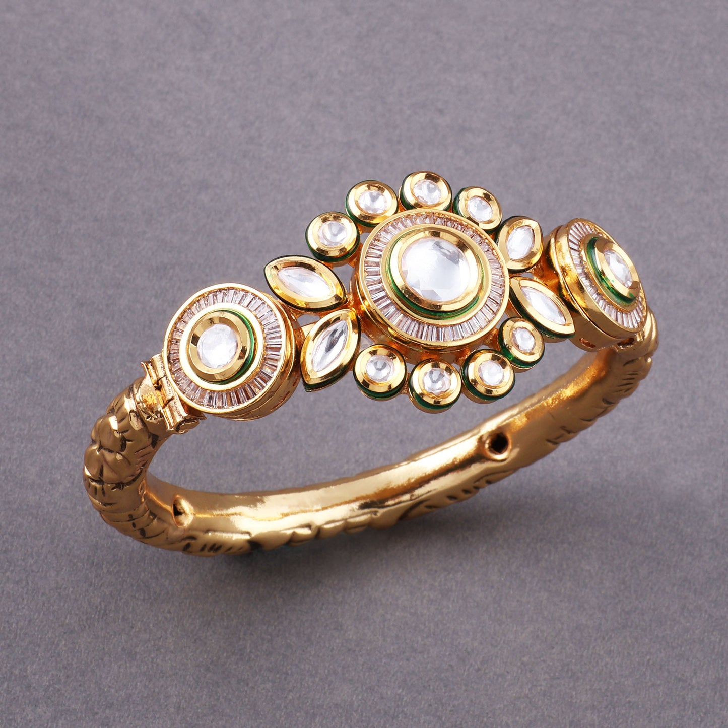 Rabhya Kundan Bracelet