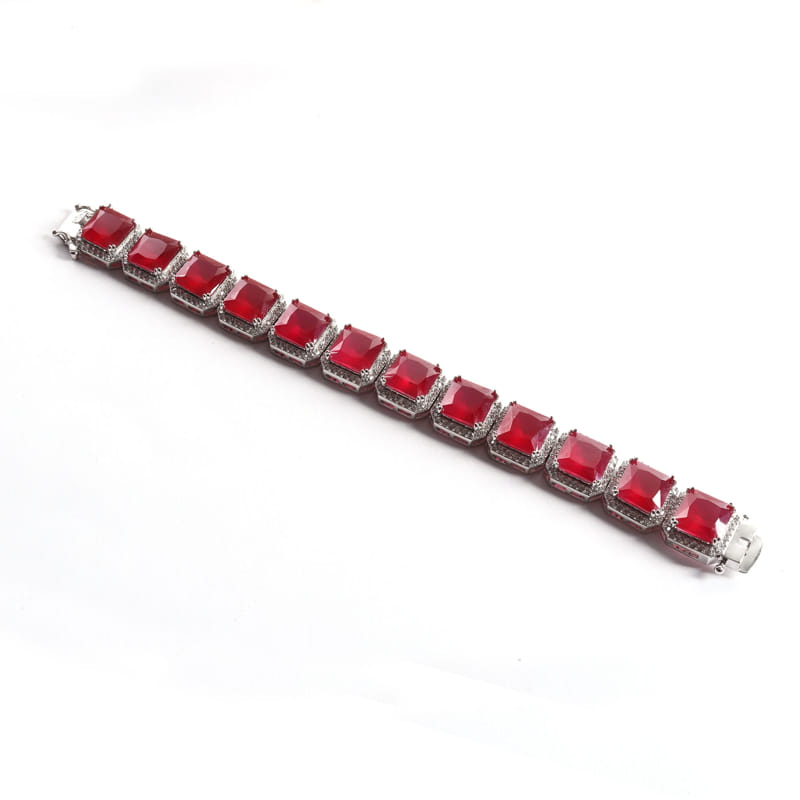 Gracy Ruby Bracelet