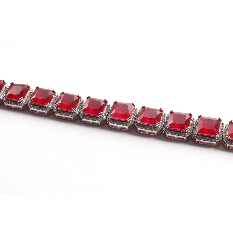 Gracy Ruby Bracelet